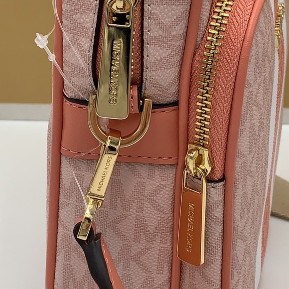 Michael Kors Jet Set Travel Medium NS Logo Stripe Crossbody Bag 
SHERBER… - Picture 4 of 15